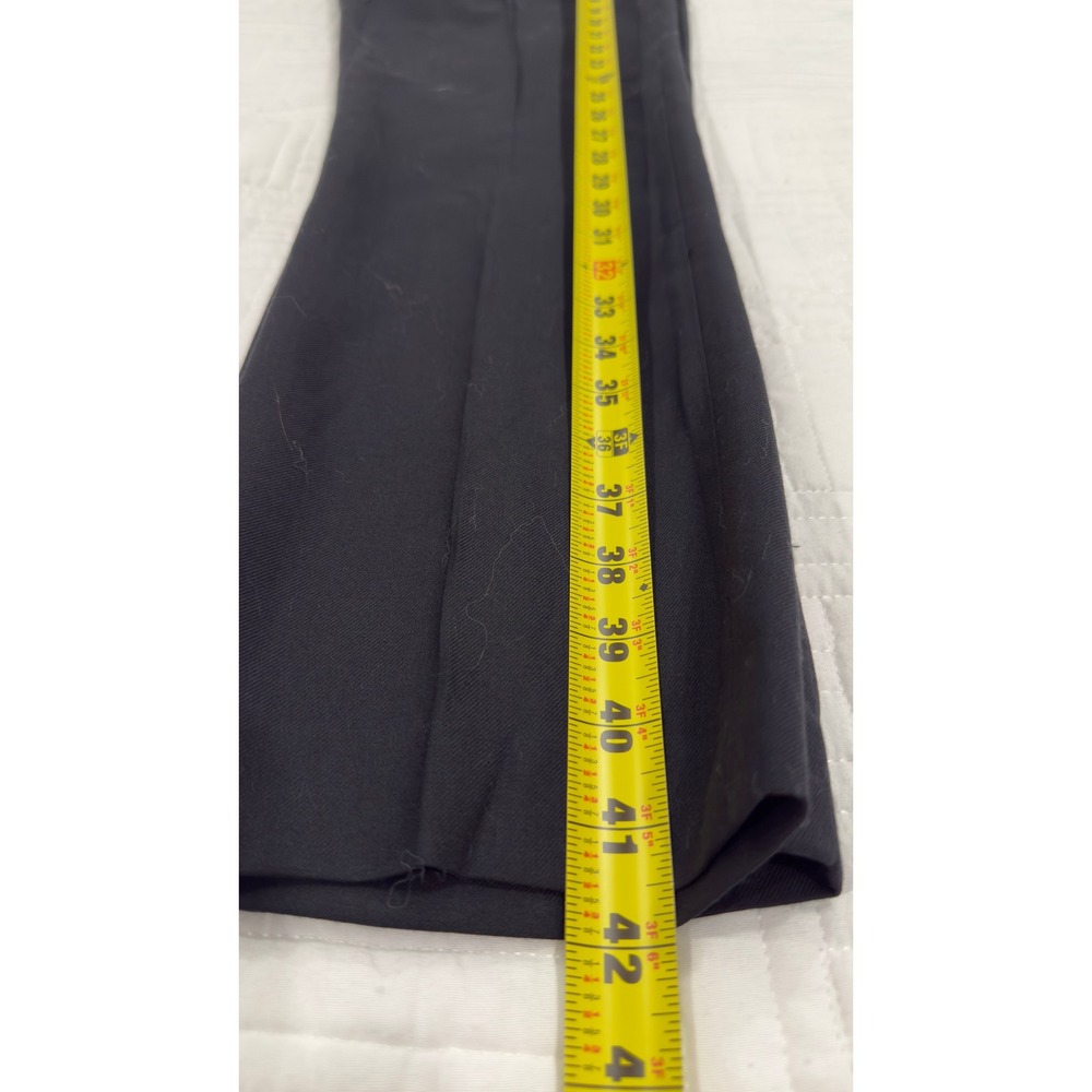 Magaschoni Women Black 100% Wool Straight Leg Dress Pants Trousers Size 8 NWT - Picture 5 of 7